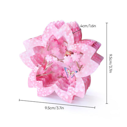 Elegant 3D Floral Pop-Up Card for Mother's Day Gift