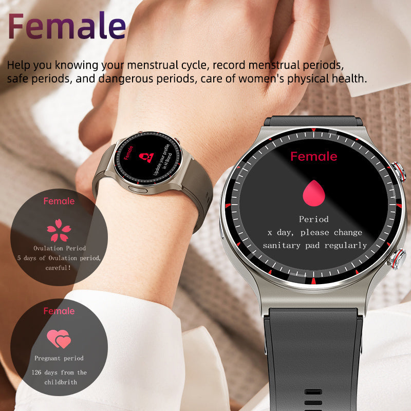 Health Monitoring Smart Watch with EKG, Blood Oxygen, and Heart Rate