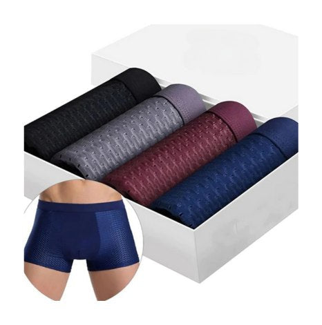 ComfortFit Bamboo Boxer Briefs Set of 10