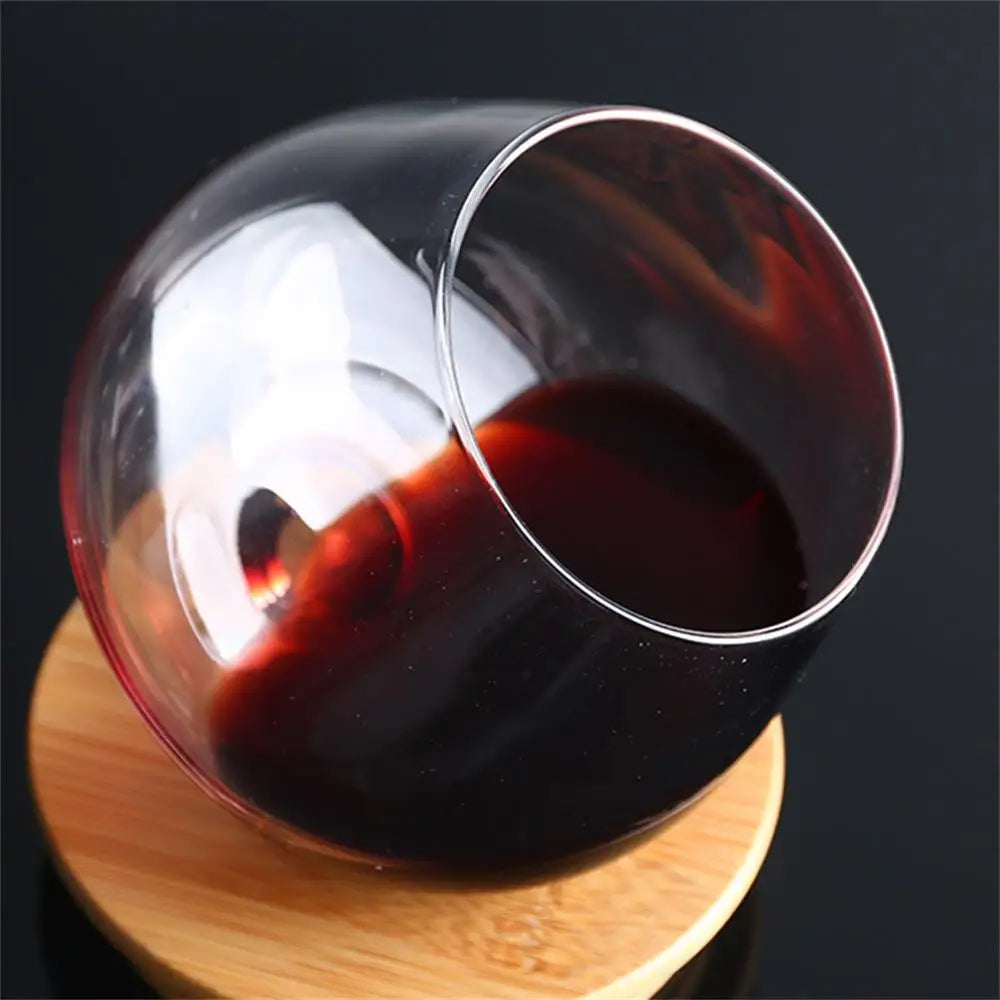 Rotating Tumbler for Cocktails, Wine, and Other Drinks - Belly Glass