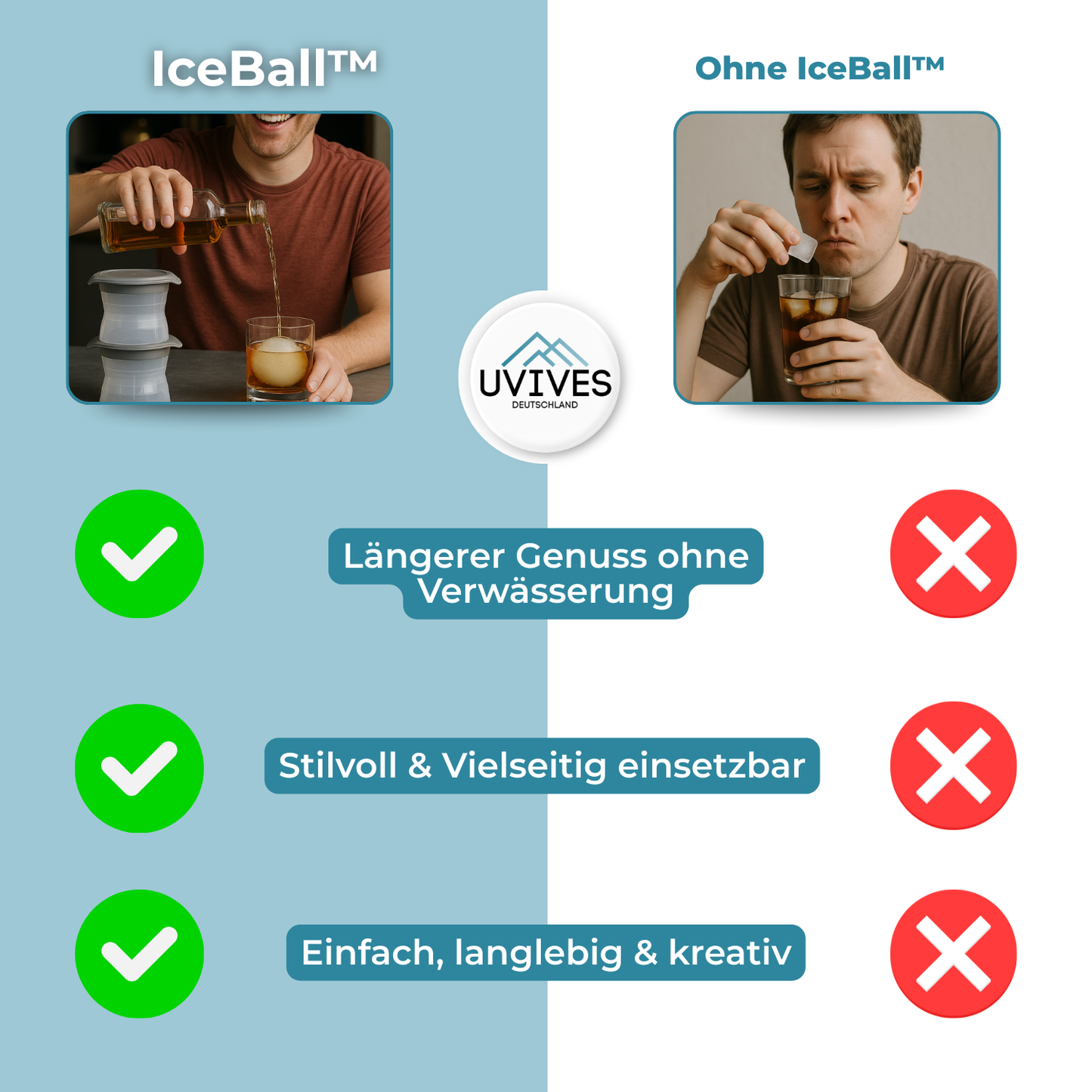 Buy One Get One Free Ice Balls – Slowly Melting Cubes for Enjoyment!