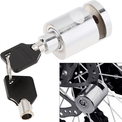 Wheel Disc Lock with Anti-Theft Design and 2 Keys