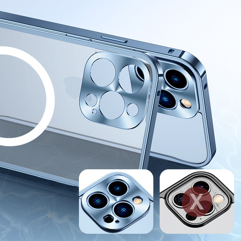 Magnetic iPhone Case with Metal Frame