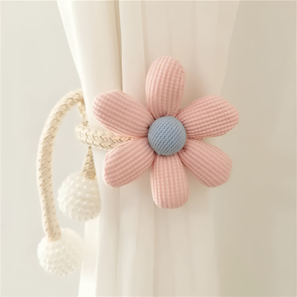 Charming Floral Curtain Holders for a Stylish Touch