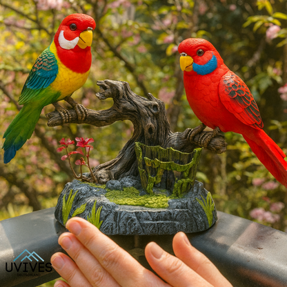 Talking Parrot for a Lively Spring Garden