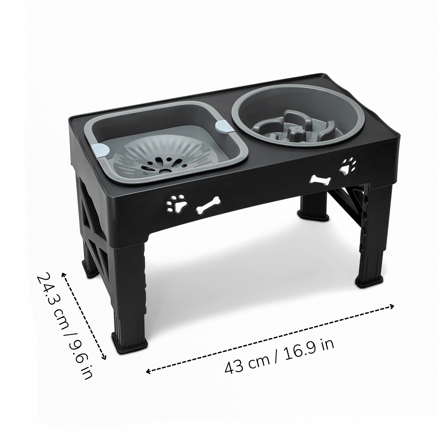 All-in-One Pet Bowl Stand for Healthier Meals