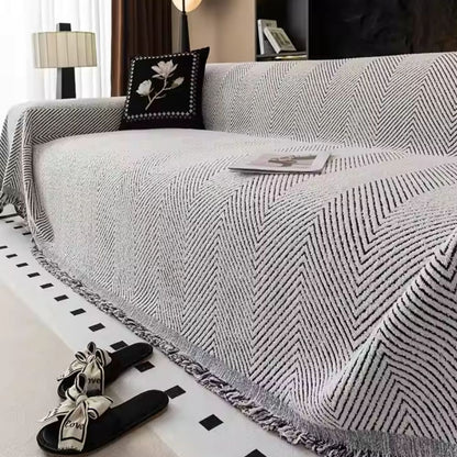 Elegant Chevron Sofa Protector for Ultimate Comfort