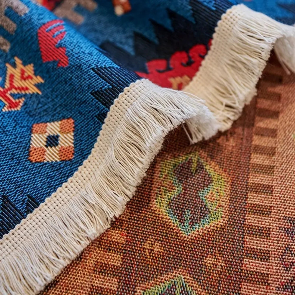 Vibrant Bohemian Couch Protector for Cozy Living Spaces