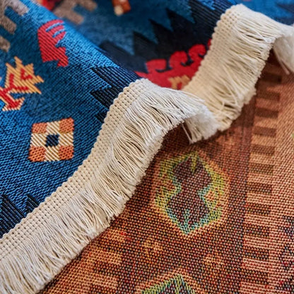 Vibrant Bohemian Couch Protector for Cozy Living Spaces