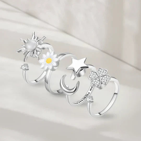 Stress Relief Ring - Stylish Design for Calm and Anxiety