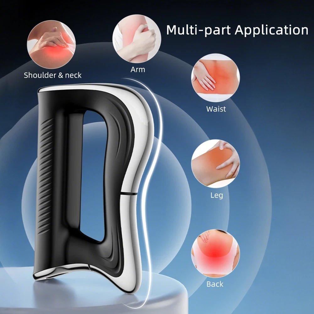 Electric Muscle Scraper with Heat, Vibration & Rechargeable Battery