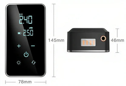 Portable Wireless Tire Inflator for Effortless Convenience