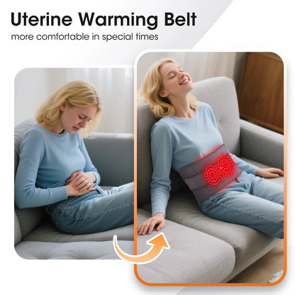 Cordless Lumbar Heating Pad with Vibration, Heat, and Red Light