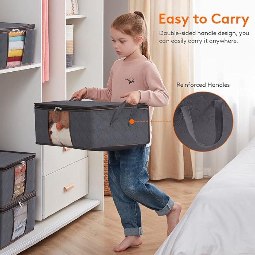 Space-Saving Foldable Storage Bag for Clothes – Dustproof Design