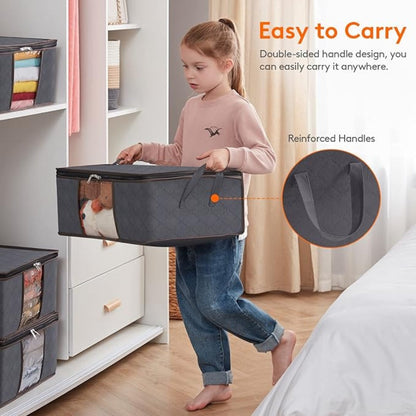 Space-Saving Foldable Storage Bag for Clothes – Dustproof Design