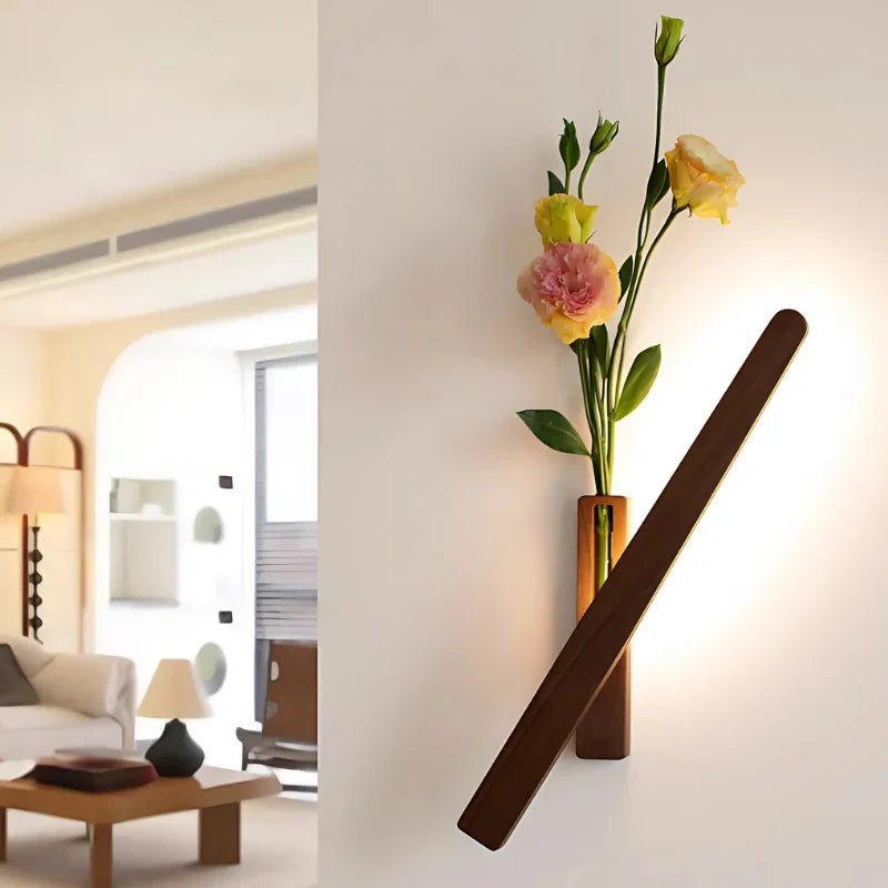 Wall Lights with Decorative Vase and Rotatable Design