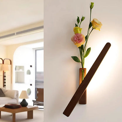 Wall Lights with Decorative Vase and Rotatable Design