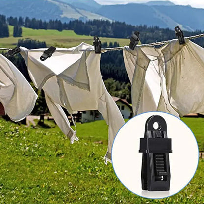 Heavy-Duty Adjustable Tarp Clips for Secure Outdoor Use