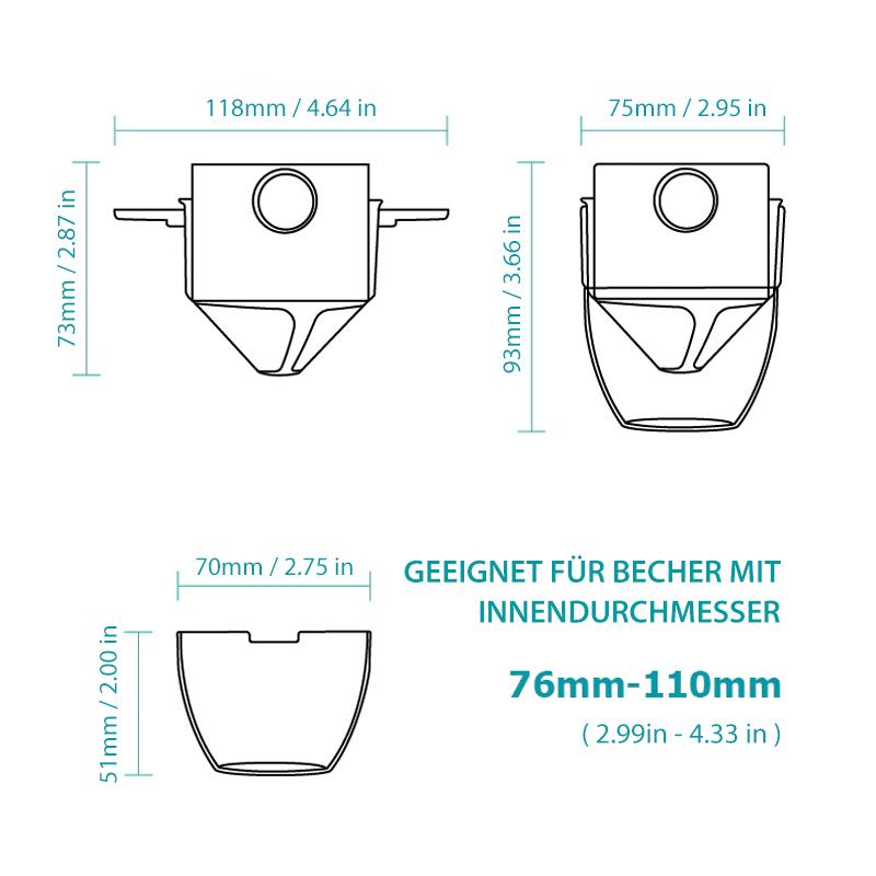 Stainless Steel Coffee Filter Mug