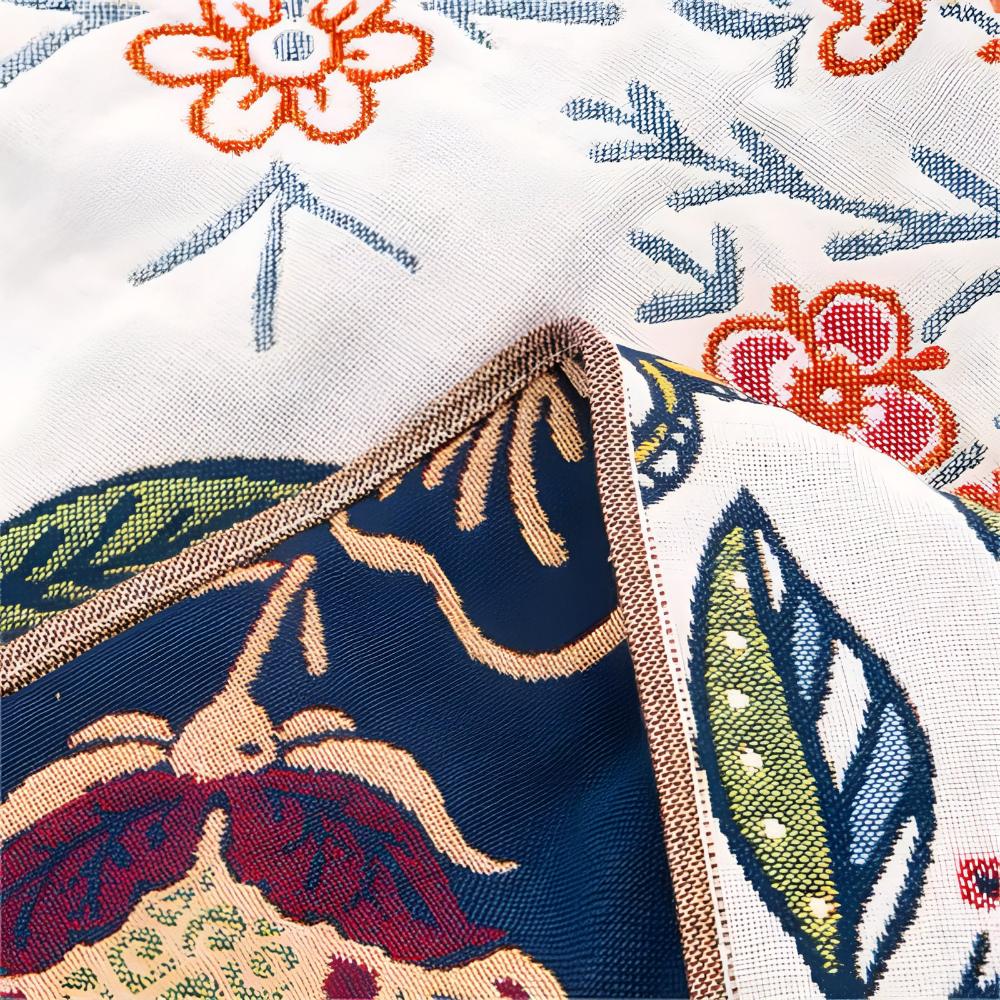 Elegant Floral Reversible Bath Towel for Year-Round Use