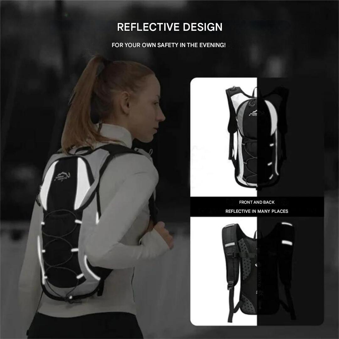 Lightweight Waterproof Backpack with Integrated Water Bladder