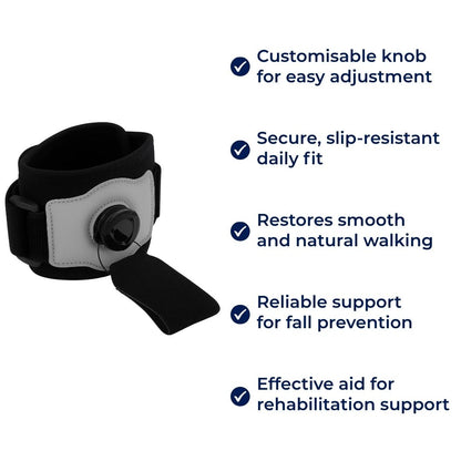 Lightweight Adjustable AFO Brace – Breathable Design for Balance & Stability