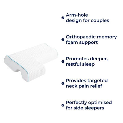 Orthopedic Neck Support for Pain Relief – Enhanced Sleep Comfort