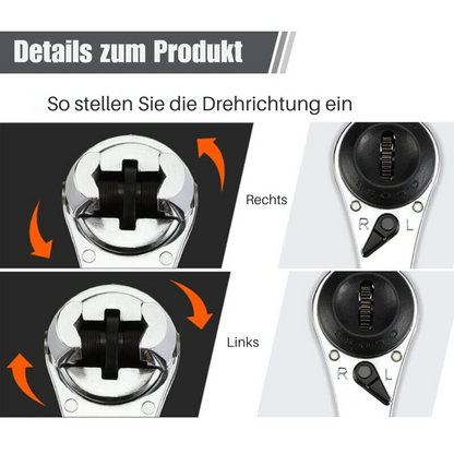 Adjustable Ratchet Wrench for Any Task - Last Day Discount