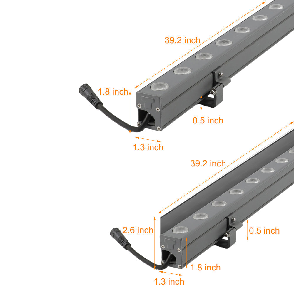 Rotatable Bracket Outdoor Architectural Lighting – Aluminum Linear LED Wall Washer