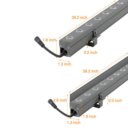 Rotatable Bracket Outdoor Architectural Lighting – Aluminum Linear LED Wall Washer