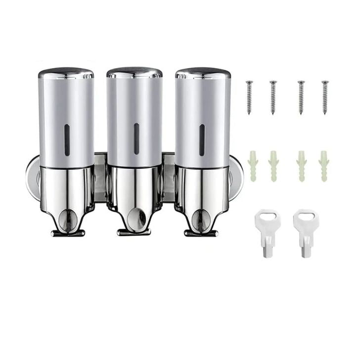 DuoPure Wall-Mounted Soap Dispenser – Elegant Solution for Bathroom Cleanliness