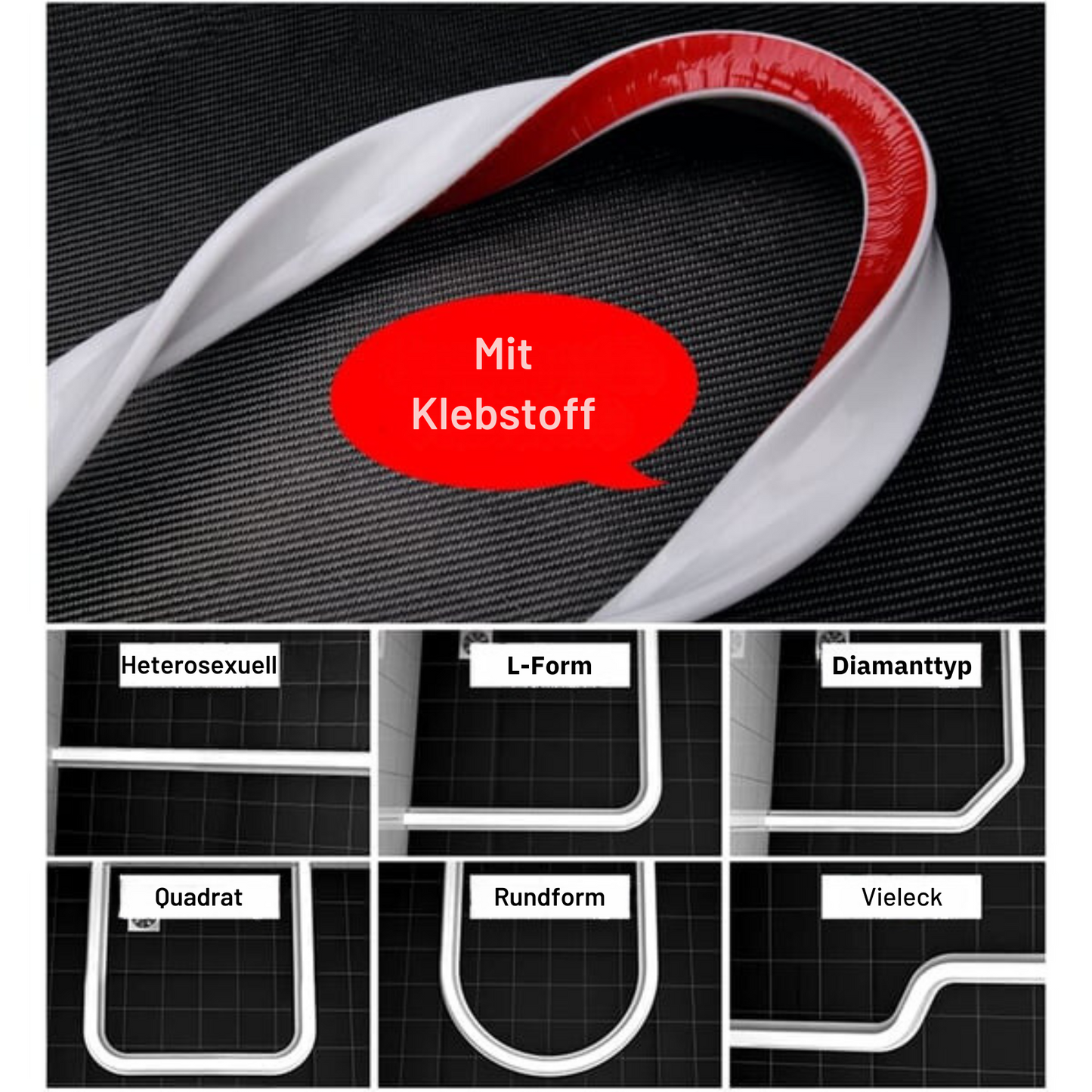 Silicone Strips for Sealing - StickSeal Replacement