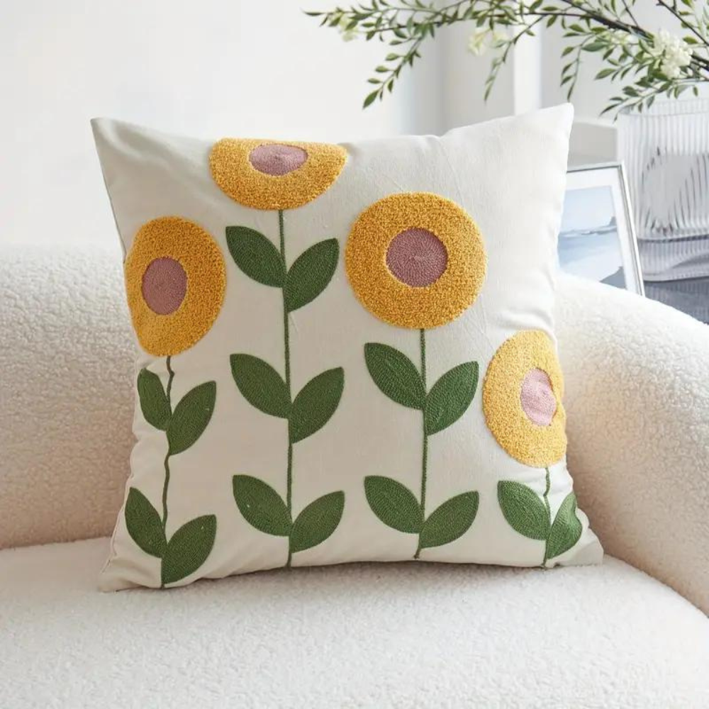Nature-Inspired Decorative Cushion Cover