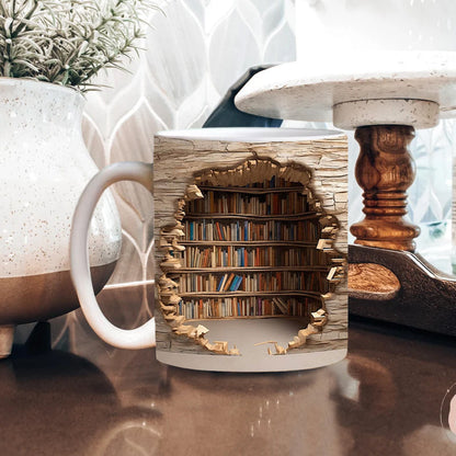 3D Mug with Library Note Design