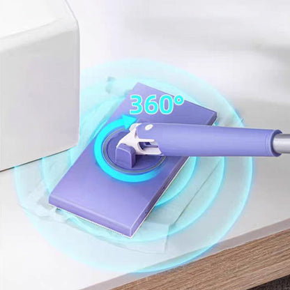 Compact Mop with Easy-Change Cloth System