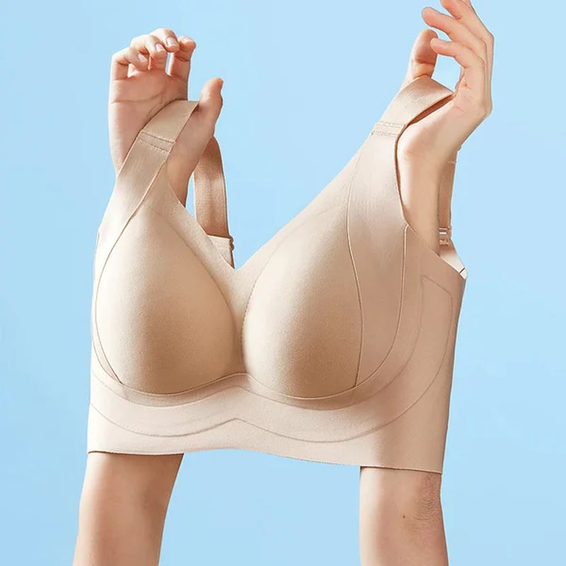 Silk Essence Underwire Bra | Elegant Support with Side Coverage and Anti-Sagging for Maximum Comfort