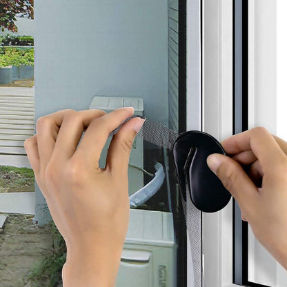 Self-Adhesive Window Screen for Mosquito Protection