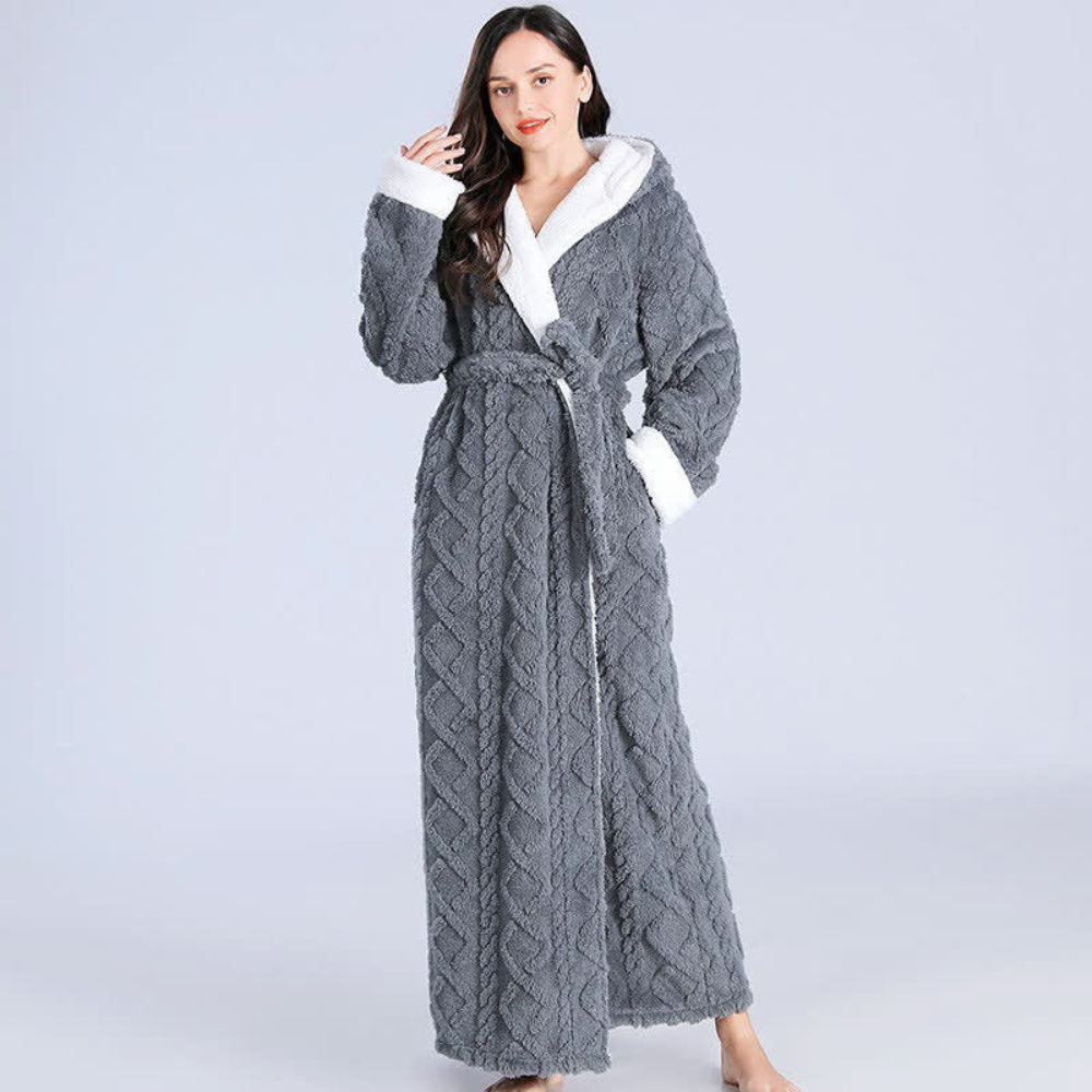 Luxurious Oversized Hooded Bathrobe