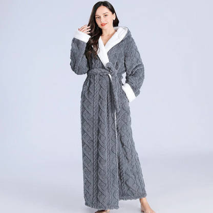 Luxurious Oversized Hooded Bathrobe