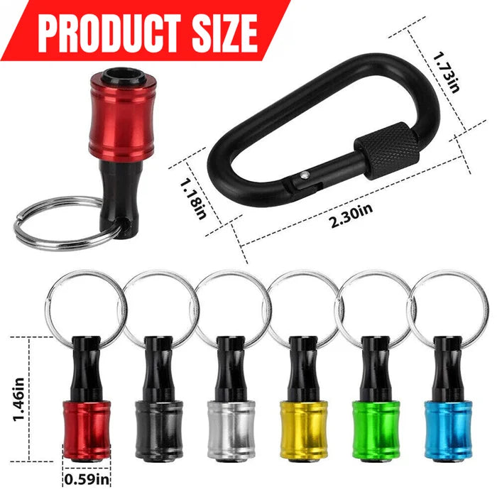 Hex Screwdriver Head Holder with 1/4" Hiking Buckle