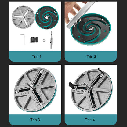 Versatile Adjustable Hole Saw Tool Set for Woodworking