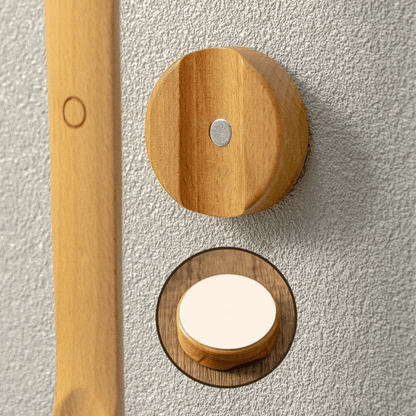 Magnetic Wooden Shoe Horn for Easy Footwear Access