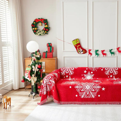 Festive Flurry Sofa Protector