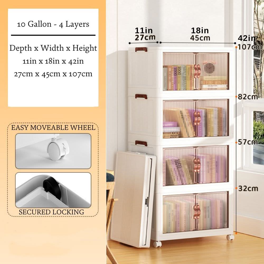 Stackable Storage Bins for Organizing Supplies