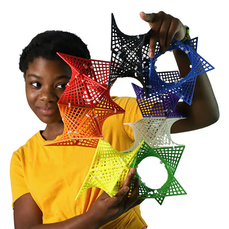 Hyperbolic Building Toy for Creative Play