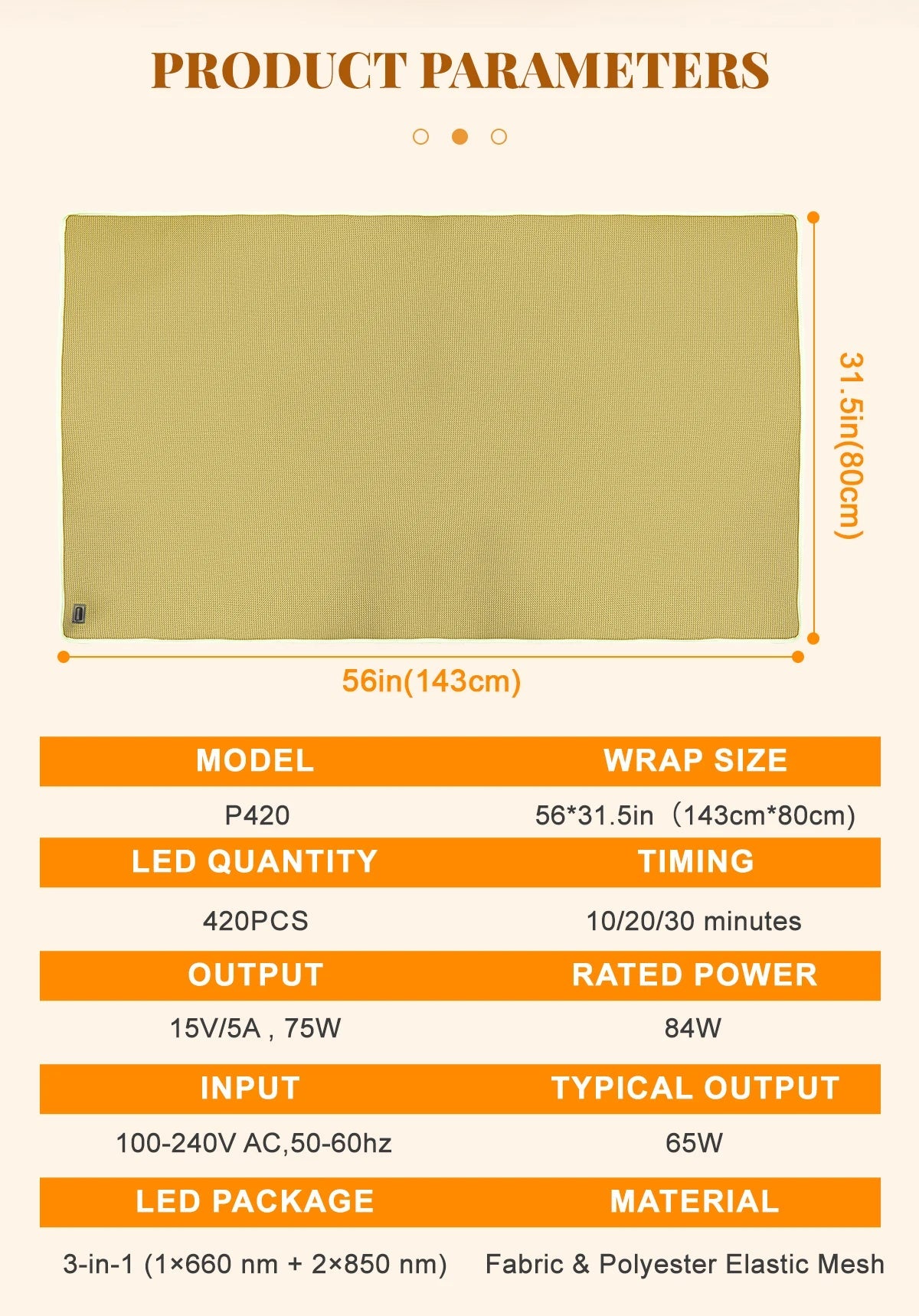 Infrared Heating Blanket for Full Body Light Therapy and Relaxation