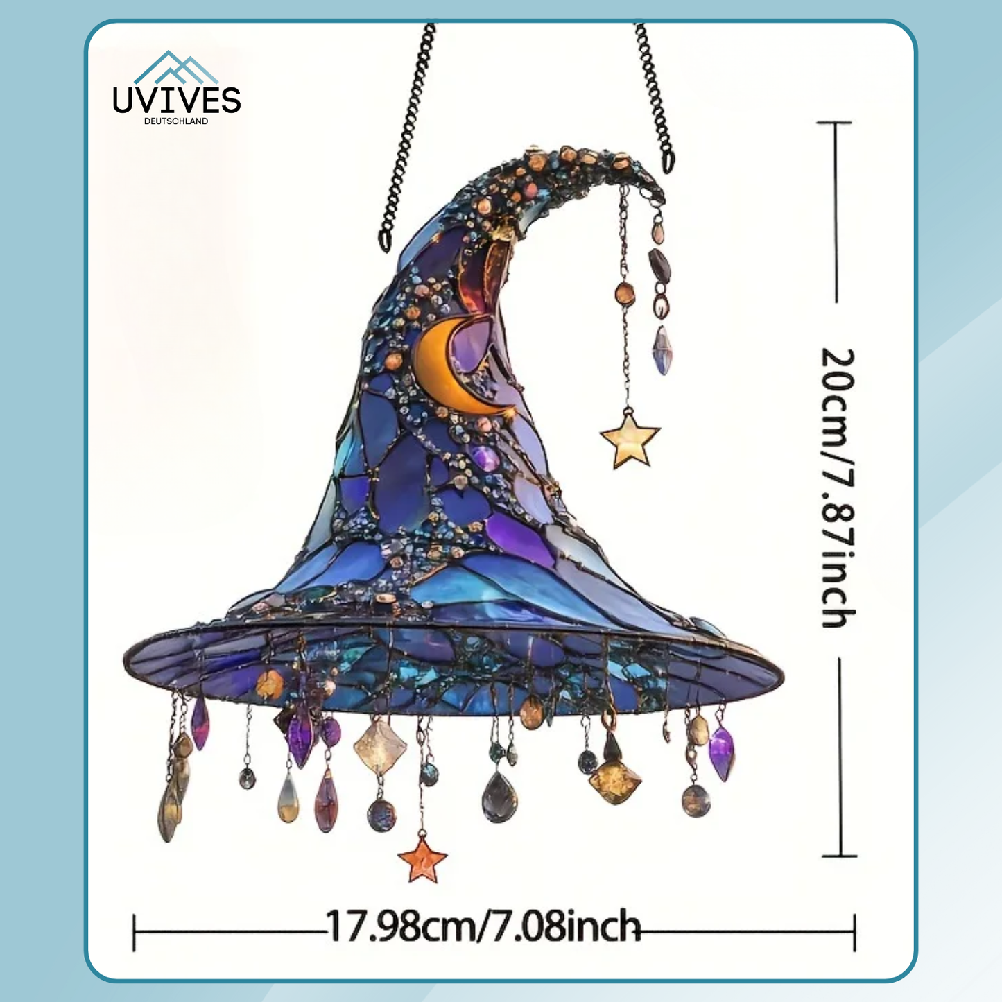 Hanging Witch Hat – Your Enchanted Starry Decor