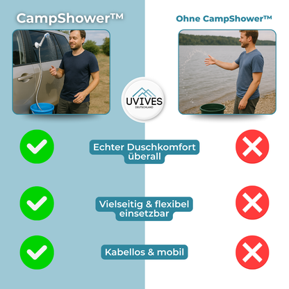 Portable Camp Shower – Enjoy Home-like Showering Anywhere