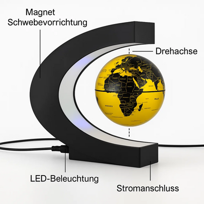 LED World Globe with Magnetic Suspension – Floating Globe Lamp