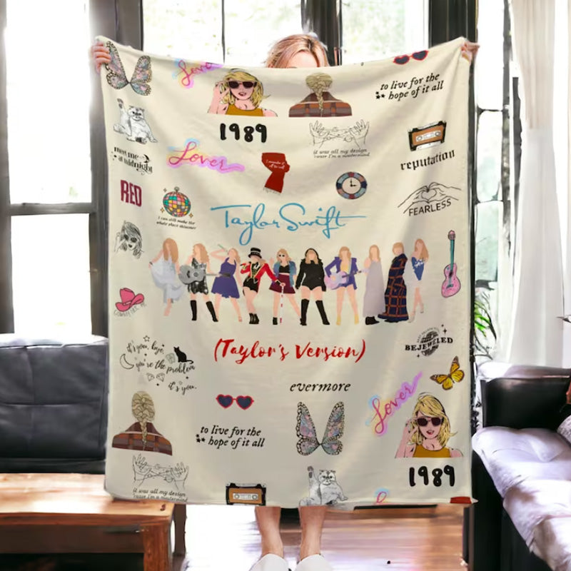 Nap Blanket for Travel and Home Office Use - Swiftmas Design